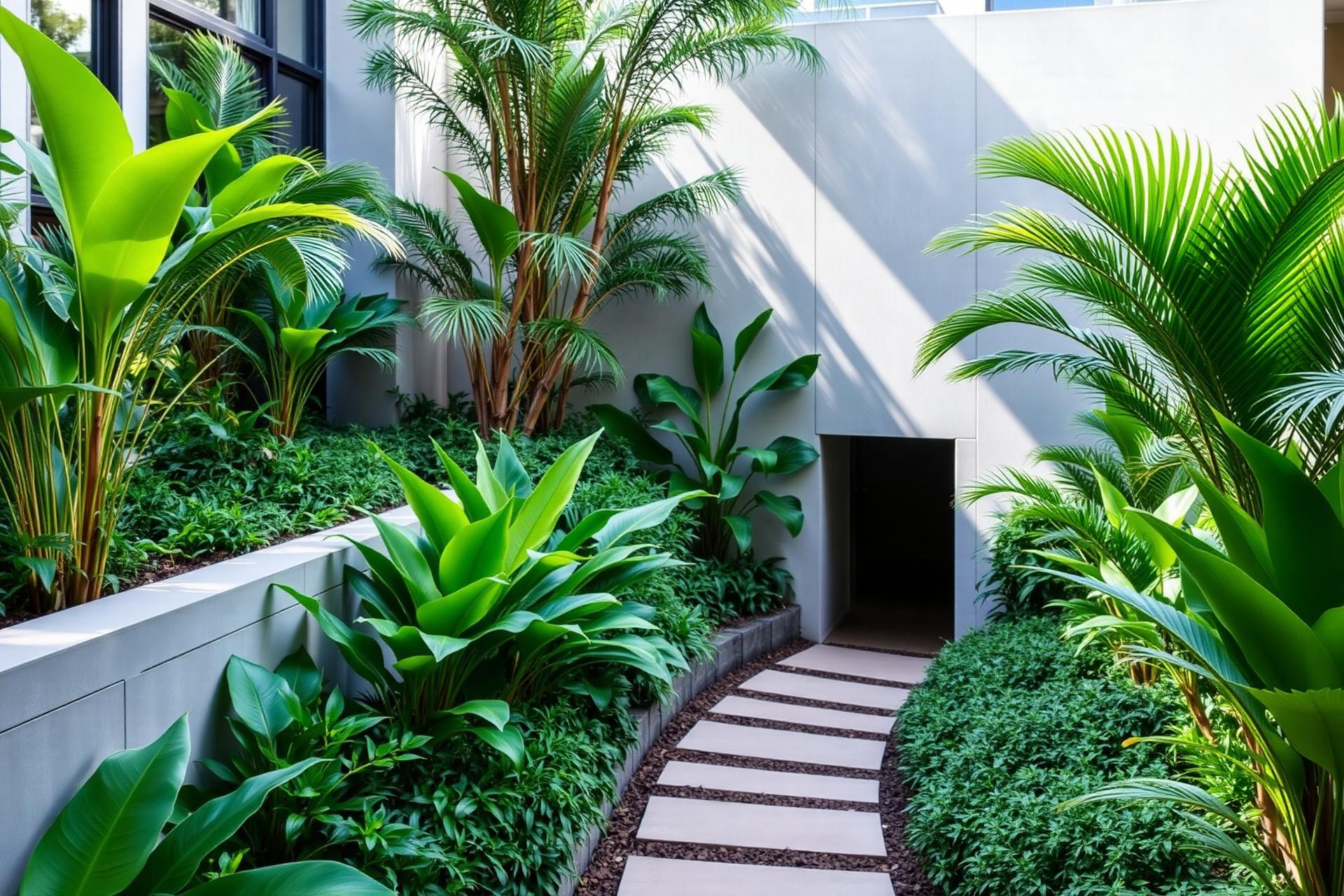 Jardim urbano contemporâneo projetado pela Viva Verde
